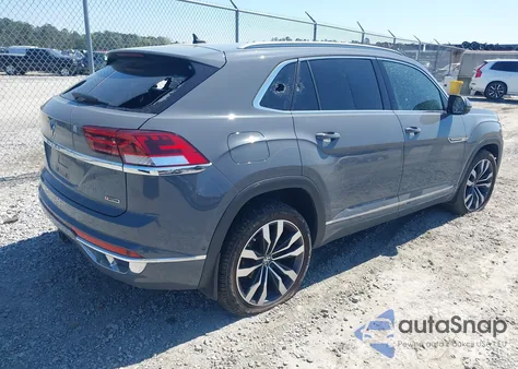 2022 Volkswagen Atlas Cross Sport 3.6L V6 Sel Premium R-Line z USA, uszkodzony, nr VIN 1V2FE2CAXNC219550